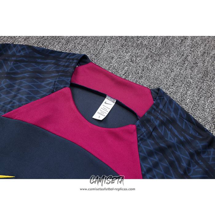 Chandal del Paris Saint-Germain 2023-2024 Manga Corta Azul - Pantalon Corto